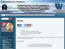Tablet Screenshot of creativeitworld.com